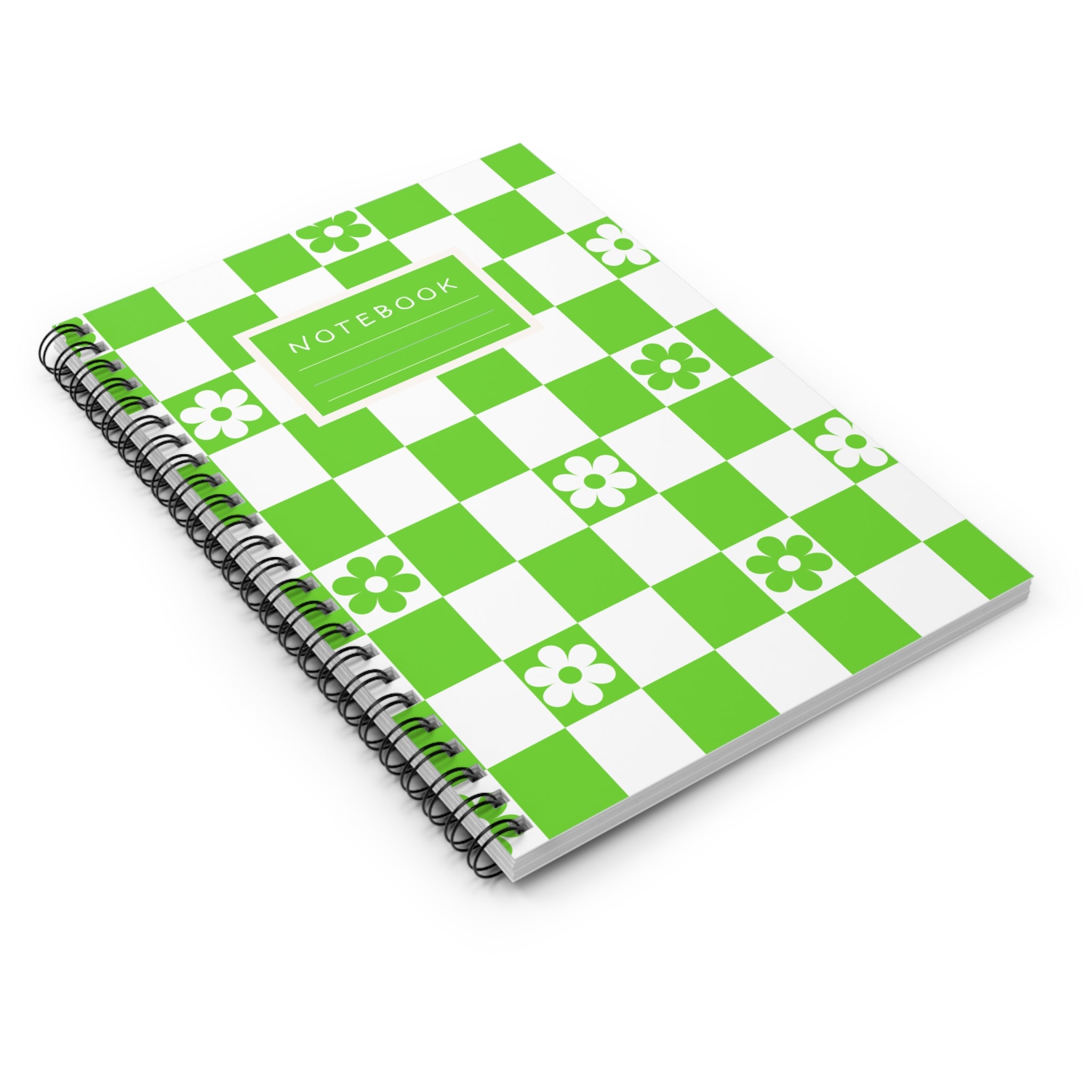 Green Spiral Notebook — Ruled Journal