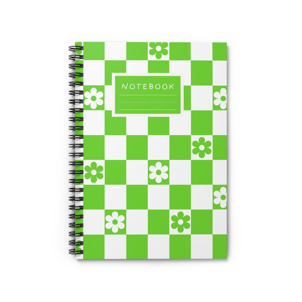 Green Spiral Notebook — Ruled Journal
