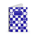 Blue  Spiral Notebook — 'Notebook' Ruled Journal