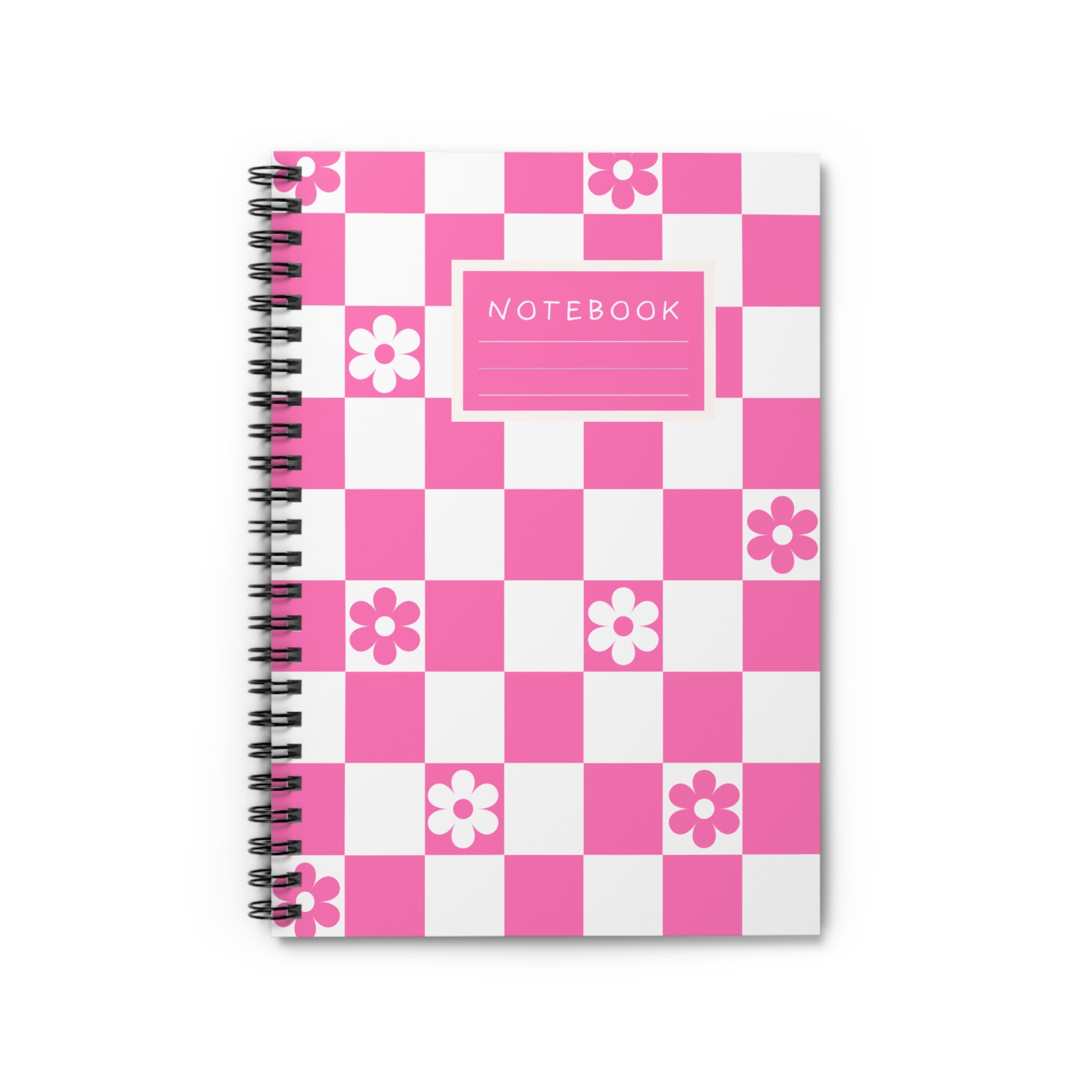Pink  Spiral Notebook – Ruled Notes Journal