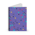 Memphis Geometric Pattern Spiral Notebook | Ruled Journal